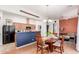 Bright dining area with a chandelier, dining table, and an open layout at 1225 N 36Th St # 2091, Phoenix, AZ 85008