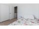 Clean, carpeted bedroom with a closet and natural light at 1601 N Saba St # 264, Chandler, AZ 85225