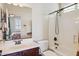 Bathroom with a vanity and bathtub/shower combo at 1646 N Channing --, Mesa, AZ 85207