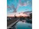 Backyard pool reflecting the gorgeous sunset on a beautiful day at 1646 N Channing --, Mesa, AZ 85207