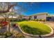 Professionally landscaped backyard at 17563 W Summit Dr, Goodyear, AZ 85338