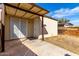 Enclosed backyard area with covered patio. Perfect for outdoor living and entertaining at 3120 N 67Th Ln # 96, Phoenix, AZ 85033
