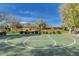 Outdoor basketball court featuring a hoop, and surrounding greenery at 3654 E San Pedro Pl, Chandler, AZ 85249
