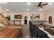 Fun game room with a foosball, darts, a pool table, ping pong table and comfortable seating at 3654 E San Pedro Pl, Chandler, AZ 85249