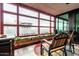 Inviting balcony with comfortable seating and stunning views of the city skyline and greenery at 4808 N 24Th St # 1402, Phoenix, AZ 85016