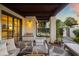 Inviting outdoor patio area with plush seating and well-manicured greenery, perfect for relaxation and entertaining at 5101 N Casa Blanca Dr # 25, Paradise Valley, AZ 85253