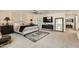 Bright main bedroom with neutral tones, stylish furnishings, and a large mirror at 77 E Missouri Ave # 7, Phoenix, AZ 85012