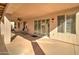 Covered patio perfect for outdoor dining and relaxation at 9437 E Champagne Dr, Sun Lakes, AZ 85248