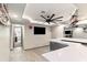 Stylish basement bar with ample counter space and media, ideal for entertainment and relaxation at 12539 W Tuckey Ln, Glendale, AZ 85307