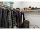 Cozy closet with rod and shelf storage at 12539 W Tuckey Ln, Glendale, AZ 85307