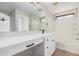Bright bathroom featuring a tub, and white vanity with sleek black hardware at 1421 E Hopkins Rd, Gilbert, AZ 85295