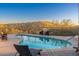 Inviting swimming pool with lounge chairs, perfect for relaxation at 16341 E Links Dr, Fountain Hills, AZ 85268