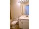 A bathroom has a white cabinet and a sink plus a shower with tile surround at 1701 E Colter St # 191, Phoenix, AZ 85016