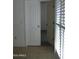 The spacious main bedroom leads to a private bathroom with modern shutters at 1701 E Colter St # 191, Phoenix, AZ 85016