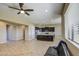 Spacious open concept with kitchen island and dark brown cabinets at 1727 E Hidalgo St, Apache Junction, AZ 85119