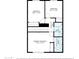 Second-story floor plan featuring bedrooms and bathrooms with clear dimensions at 6173 N Granite Reef Rd, Scottsdale, AZ 85250