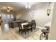 Open-concept dining area with a large table and stylish chairs at 7021 E Earll Dr # 223, Scottsdale, AZ 85251