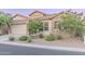 Charming home featuring a stone facade, manicured landscaping, and a two-car garage at 8911 S 14Th Way, Phoenix, AZ 85042