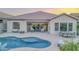 Backyard pool and patio area, perfect for outdoor relaxation and dining at 8911 S 14Th Way, Phoenix, AZ 85042