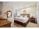 Comfortable bedroom has a cozy window seat and neutral color palette at 9110 E Clubhouse Ct # 639, Scottsdale, AZ 85262