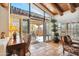 Office leading to outdoor space with tile flooring and shutters at 9110 E Clubhouse Ct # 639, Scottsdale, AZ 85262