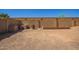 Backyard featuring block wall fence offering privacy and space for gardening at 14224 N 26Th Ln, Phoenix, AZ 85023