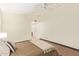 Neutral bedroom featuring ceiling fan and carpeted floor at 14224 N 26Th Ln, Phoenix, AZ 85023