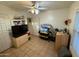 Well-lit bedroom with tile flooring at 1434 E Roosevelt St, Phoenix, AZ 85006