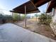 Backyard view showcasing a covered patio area at 1466 E Nielson Ave, Mesa, AZ 85204