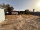 View of the property's backyard, showcasing its size and layout at 1466 E Nielson Ave, Mesa, AZ 85204