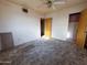 A bedroom interior featuring carpet and neutral walls at 1466 E Nielson Ave, Mesa, AZ 85204