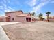 Spacious backyard includes covered patio, grass-free landscaping and privacy fence at 15819 W Ripple Rd, Goodyear, AZ 85338