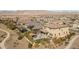 Aerial view of a backyard with a private pool, gazebo, and desert landscaping at 18811 W San Miguel Ave, Litchfield Park, AZ 85340