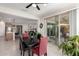 Bright dining room with a sliding door leading to the outdoor patio at 19919 W Harrison St, Buckeye, AZ 85326