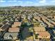 A charming neighborhood's lush trees provide a relaxing and comforting feel to the property in this aerial view at 2150 E Bell Rd # 1134, Phoenix, AZ 85022