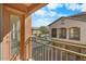 Balcony with an exterior view of a building and the community at 2150 E Bell Rd # 1134, Phoenix, AZ 85022