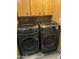 Laundry room with a set of black, Samsung washer and dryer at 3330 E Main St # 323, Mesa, AZ 85213