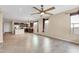 Expansive living room featuring recessed lighting and open access to a modern kitchen at 3443 S California St, Chandler, AZ 85248