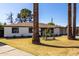 Picture of a well-maintained front yard with fresh plants and a modern ranch-style home at 3707 E Amelia Ave, Phoenix, AZ 85018