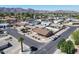 A scenic aerial perspective showcases the property in a tranquil residential neighborhood at 4826 E Navajo Cir, Phoenix, AZ 85044