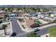 A beautiful aerial view features the property within a tranquil residential neighborhood at 4826 E Navajo Cir, Phoenix, AZ 85044