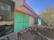 Back patio view with colorful exterior at 6528 N Hillside Dr, Paradise Valley, AZ 85253