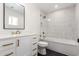 Elegant bathroom featuring tile surround, glass shower screen, and stylish vanity at 829 E Desert Park Ln, Phoenix, AZ 85020