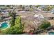 Backyard view of a pool, landscaping, and low maintenance yard at 947 N Saffron --, Mesa, AZ 85205