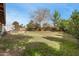 Large backyard with a lawn and fence, perfect for outdoor activities and relaxation at 947 N Saffron --, Mesa, AZ 85205