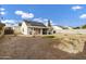 Expansive backyard featuring a covered patio and block wall fence, perfect for outdoor gatherings at 949 E Piute Ave, Phoenix, AZ 85024