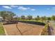 Well-equipped playground area featuring swings, a wood chip surface, and landscaping for a fun and safe play environment at 9730 E Resistance Ave, Mesa, AZ 85212