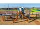 Community playground features climbing structures, slides, and a sandy play area for active outdoor fun at 9759 E Satellite Dr, Mesa, AZ 85212