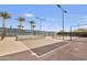Enjoy a game of pickleball on these outdoor courts with lighting for evening games at 10049 E Topaz Ave, Mesa, AZ 85212