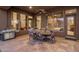 Back patio with outdoor dining furniture and a stainless steel barbecue grill at 10886 E Ludlow Dr, Scottsdale, AZ 85255